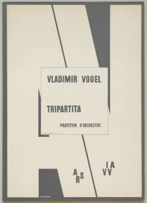 Tripartita pour orchestre ... réalisé 1933–34 à Strasbourg. (Auf dem Umschlag:) Tripartita. Partition d’Orchestre
