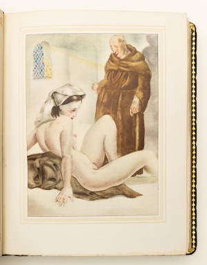 Contes de Boccace. Illustrées de cinquante-six compositions en couleurs par Mariette Lydis. 3 vols. bound in 2