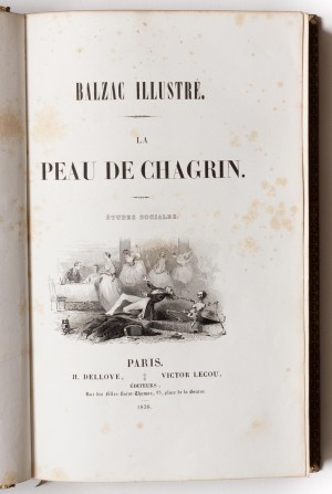 Balzac illustré. La Peau de Chagrin. Etudes sociales