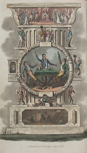 Life in London; or the Day and Night Scenes of Jerry Hawthorn and His Elegant Friend Corinthian Tom, accompanied by Bob Logic, the Oxonian, in Their Rambles and Sprees Through the Metropolis